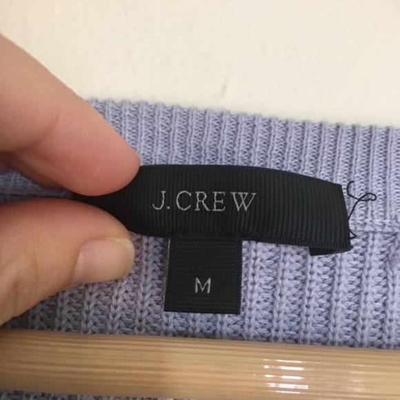 🍑J. Crew Lavender Ribbed Cardigan - Picture 6 of 6